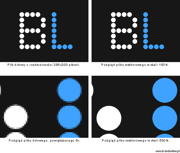 Grafika bitowa a wektorowa i formaty plików graficznych