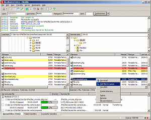 filezilla ftp client